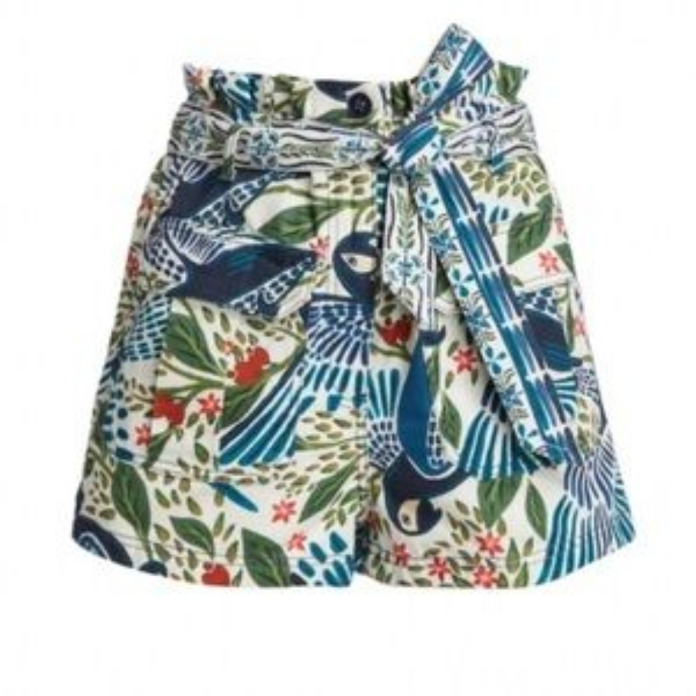 FARM Rio Blue Macaw Shorts - Size M